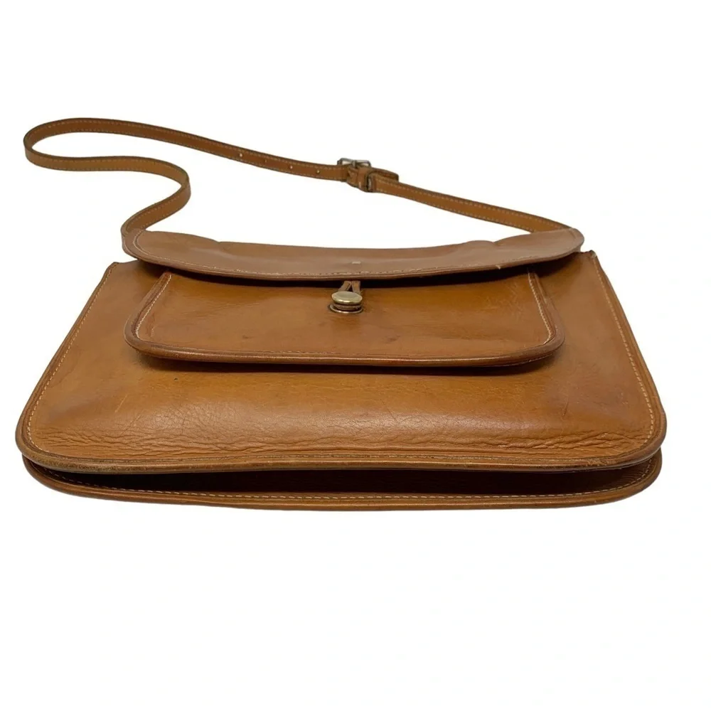 Vintage Genuine Leather Commuter Satchel
